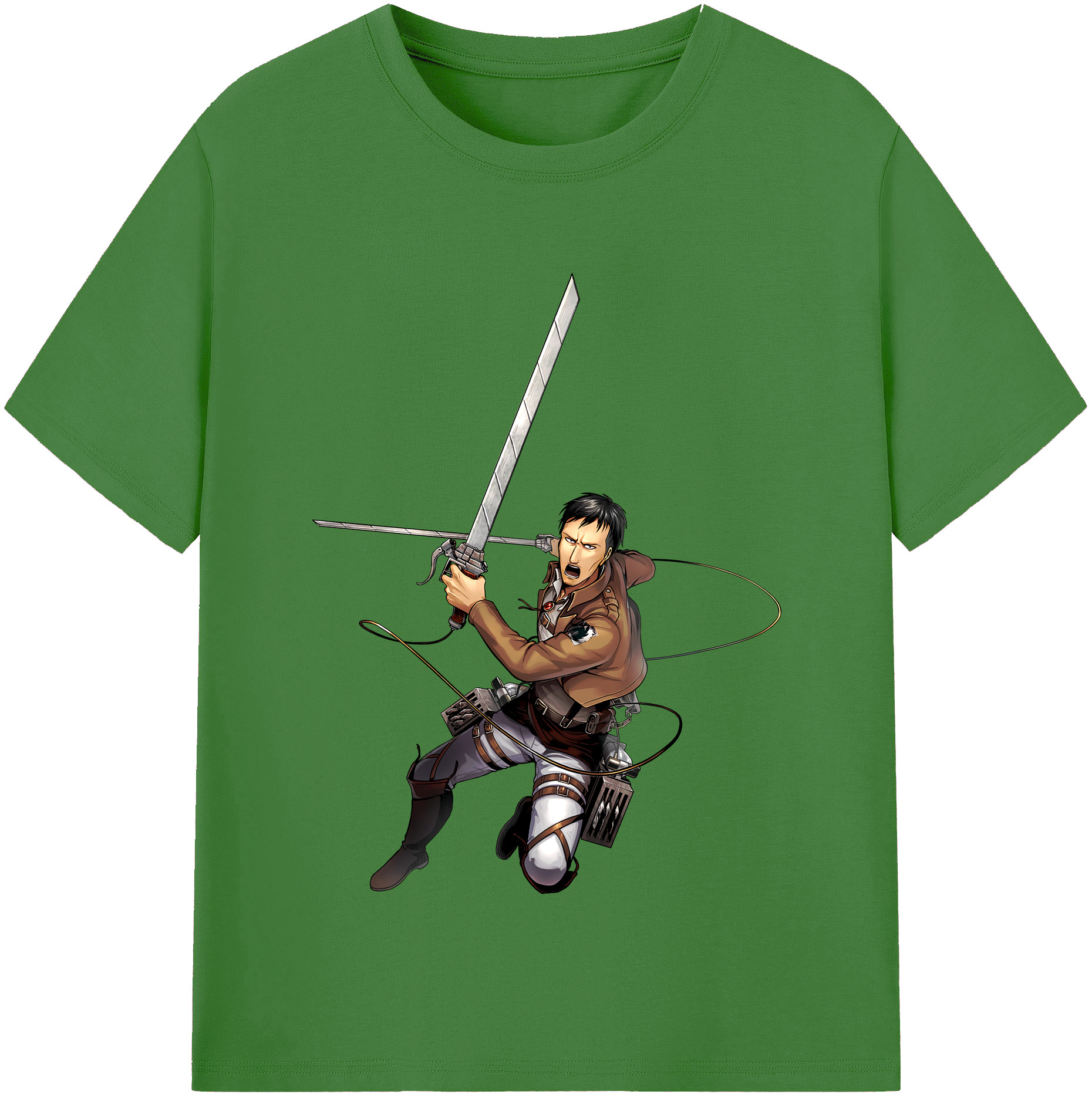 （画像用） 進撃の巨人 Attack on Titan レディースカジュアルプリントTシャツ（綿100％）
